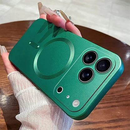 MagSafe Matte Anti-Slip iPhone Case with Lens Protection (iPhone 11–17 Pro Max)