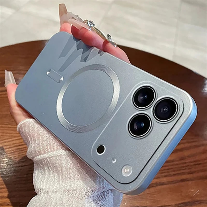 MagSafe Matte Anti-Slip iPhone Case with Lens Protection (iPhone 11–17 Pro Max)